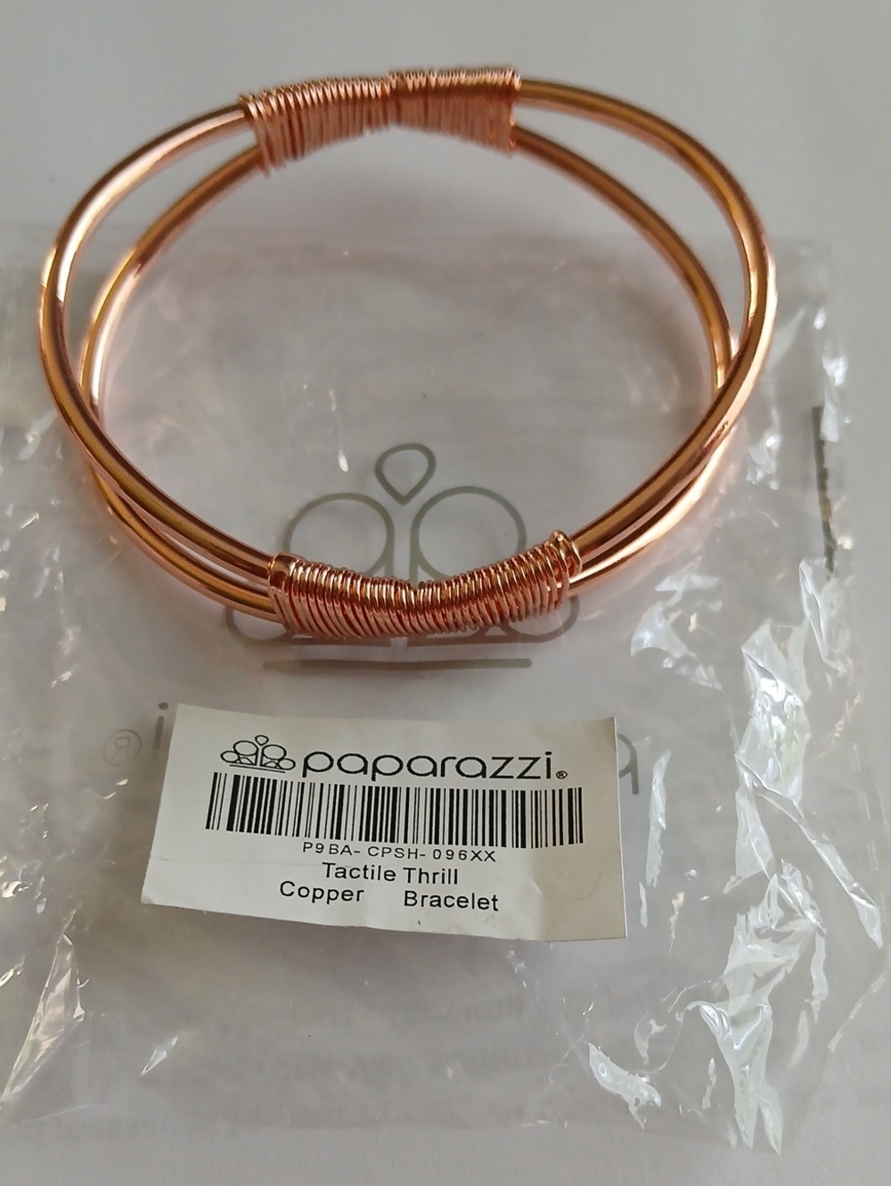 paparazzi Copper Wire Wrap Stackable Bracelet